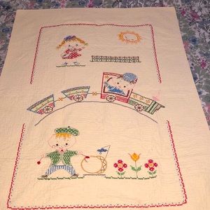 Vintage Nursery rhymes quilt